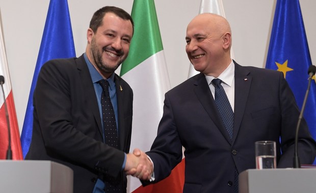 Salvini po spotkaniu z Brudzińskim: „Polska i Włochy będą bohaterami nowej wiosny”