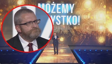 Salwa braw dla Grzegorza Brauna w Spodku. "Za odwagę"