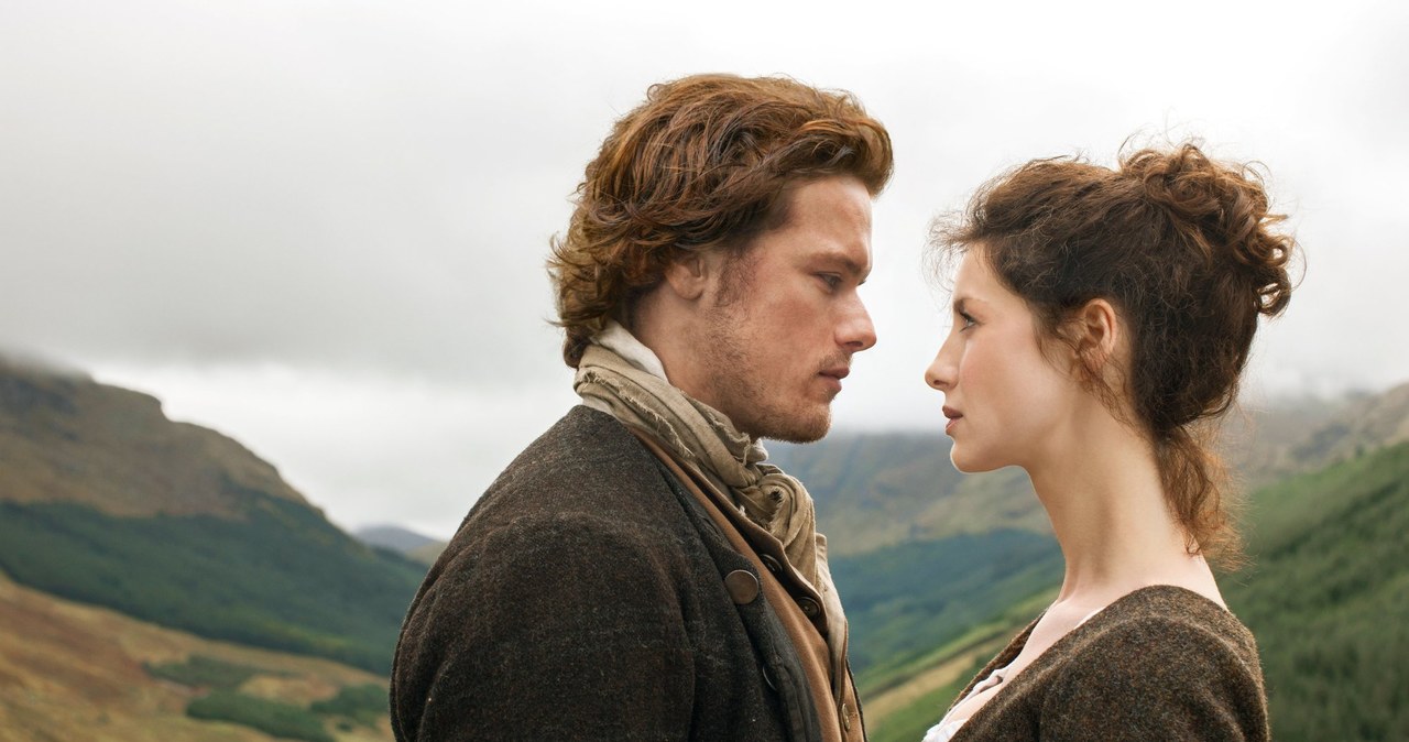 Sam Heughan (Jamie Fraser), Caitriona Balfe (Claire Randall) /Starz /East News