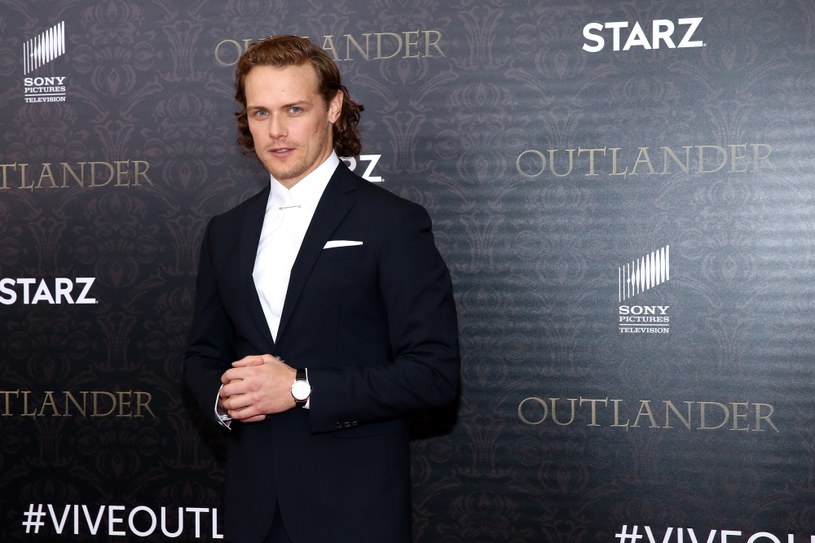 Sam Heughan na premierze 2. sezonu serialu "Outlander". /Robin Marchant /Getty Images