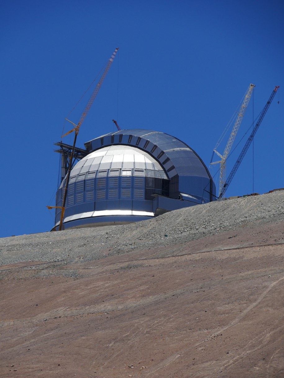 Sama kopuła teleskopu ELT jest już niemal gotowa /Fot. Grzegorz Jasiński /RMF FM
