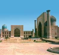 Samarkanda, Plac Registan, meczet i medresy /Encyklopedia Internautica