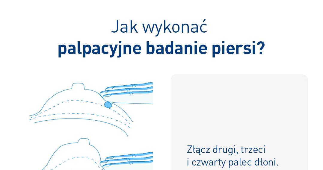 Samobadanie piersi należy wykonywać przynajmniej raz w miesiącu /materiały promocyjne