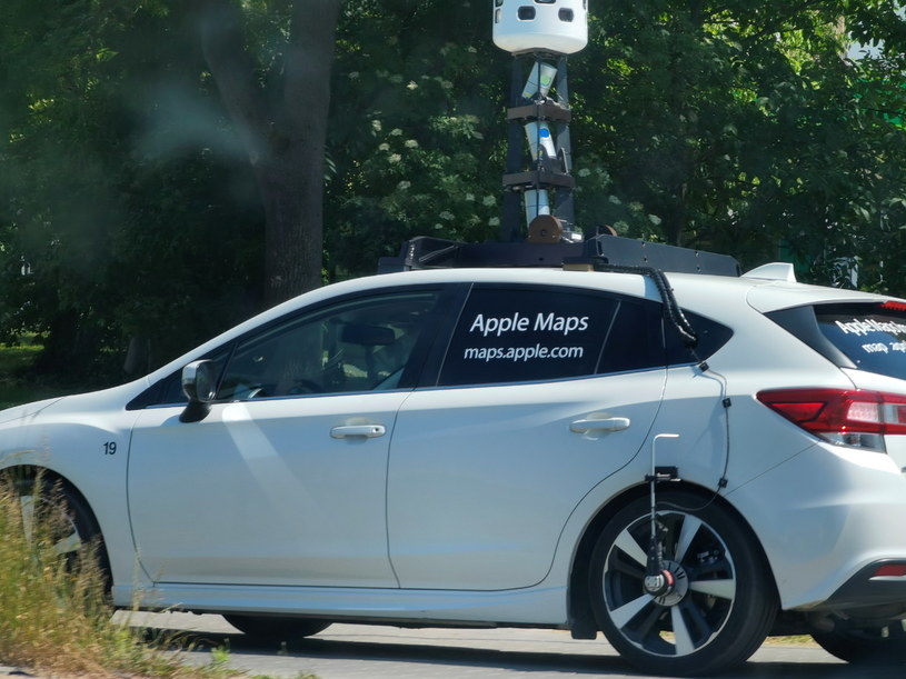 Samochód Apple Maps - zdjęcie udało się wykonać w Krakowie /INTERIA.PL