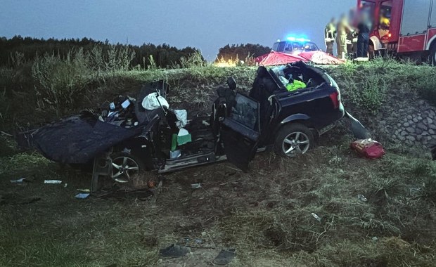 Samochód doszczętnie rozbity. Zginął 31-latek 