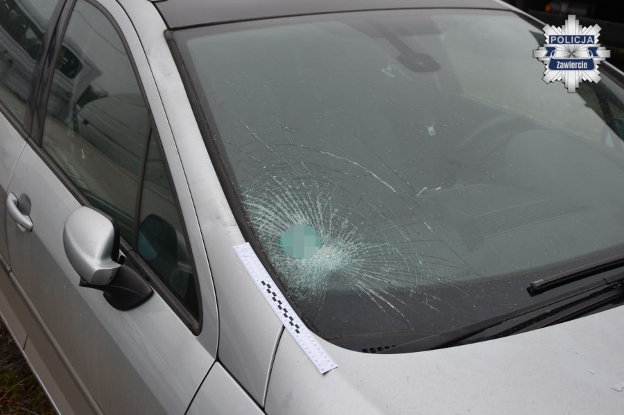 Samochód sprawcy odnaleziono przy ulicy Blanowskiej /Policja Zawiercie /