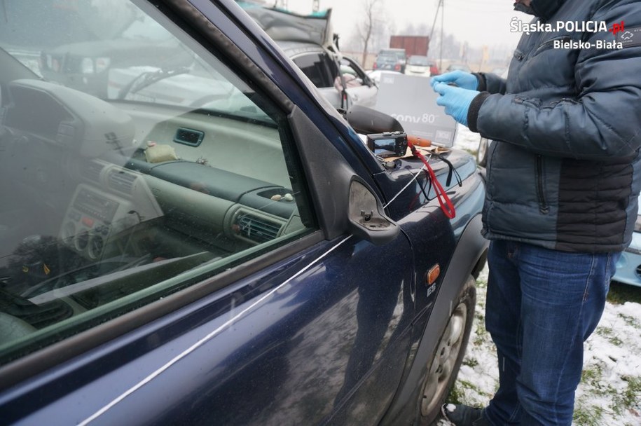 Samochód zatrzymanego mężczyzny /Policja