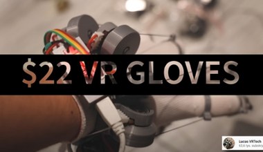Samodzielnie zbudował rękawice haptyczne do VR