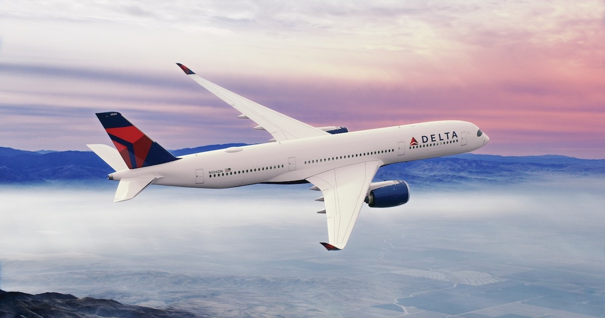 Samolot Airbus A350 linii Delta /Delta /materiały prasowe