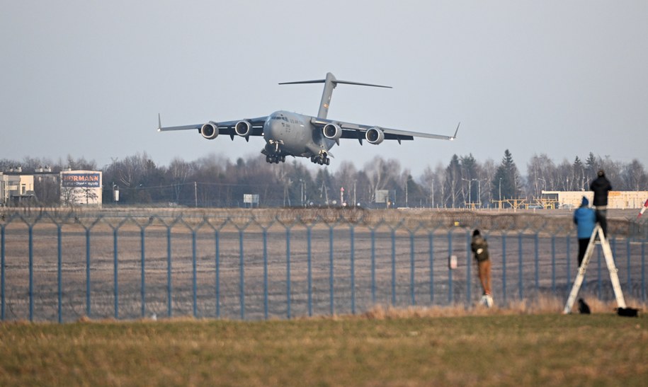 Samolot Boeing C-17 Globemaster III /Darek Delmanowicz /PAP