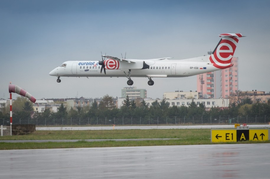 Samolot Eurolotu //Tytus Żmijewski /PAP