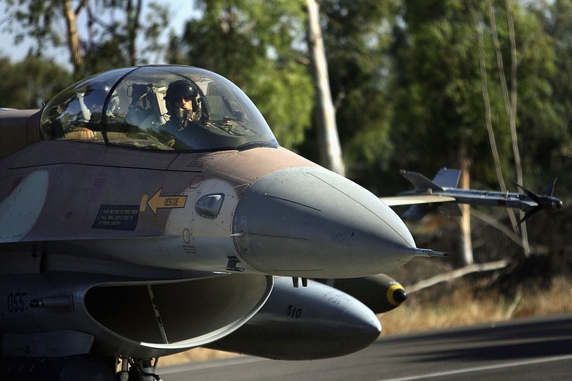 Samolot F-16 należący do Izraela /Uriel Sinai /Getty Images