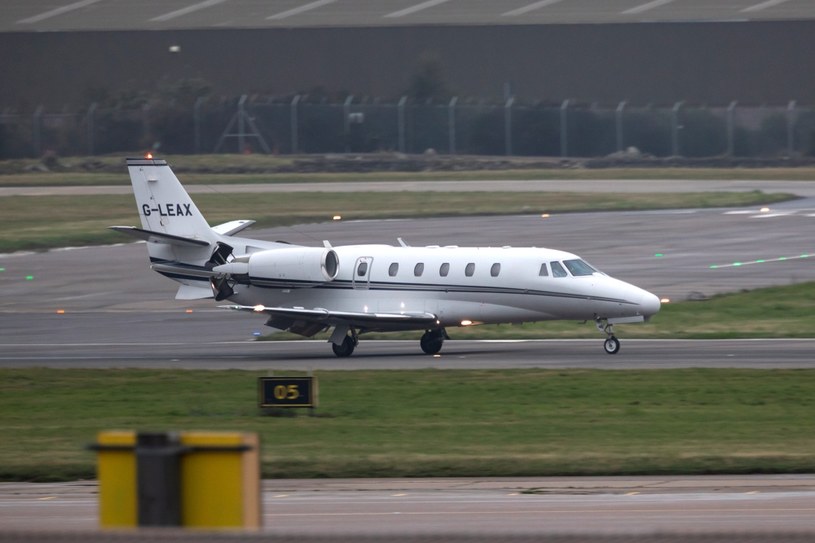 Samolot, którym przyleciał Harry /Getty Images