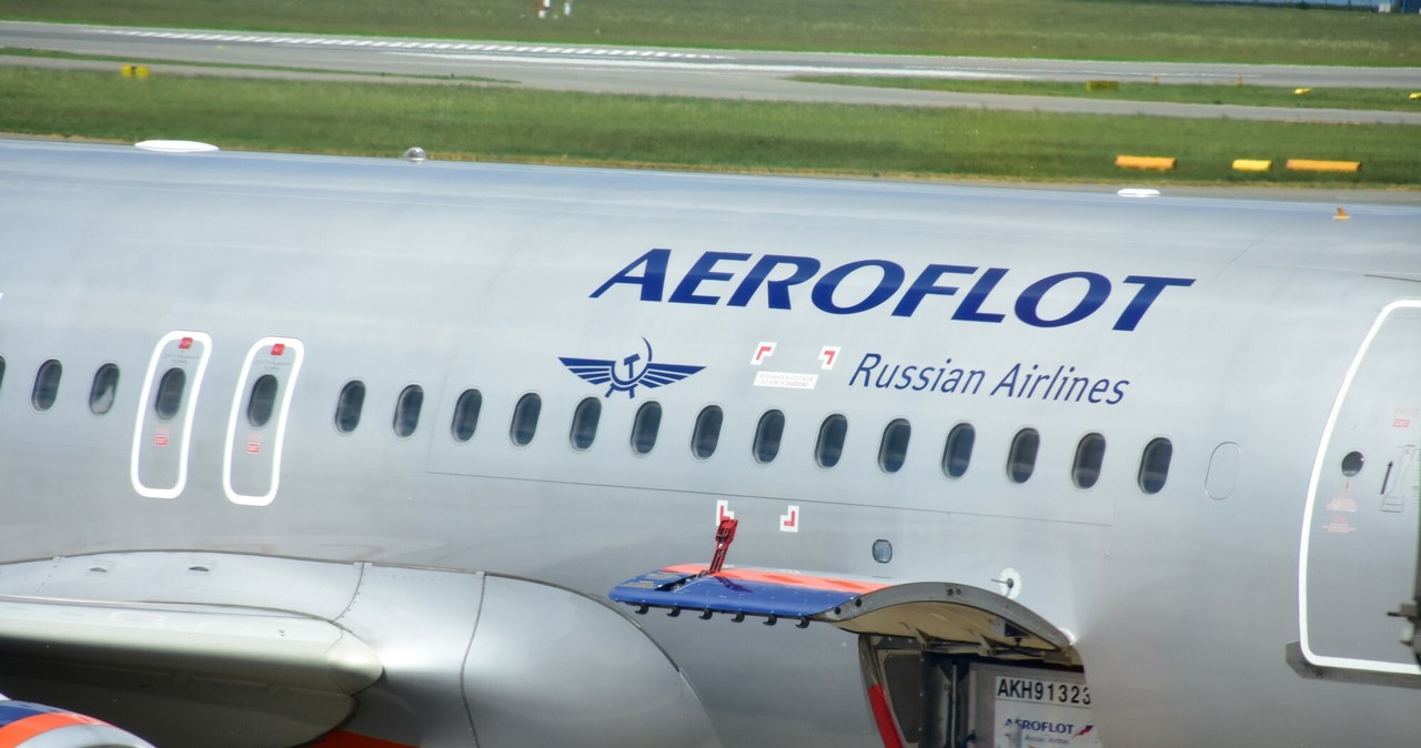 Samolot linii AEROFLOT. /Albin Marciniak/East News /East News