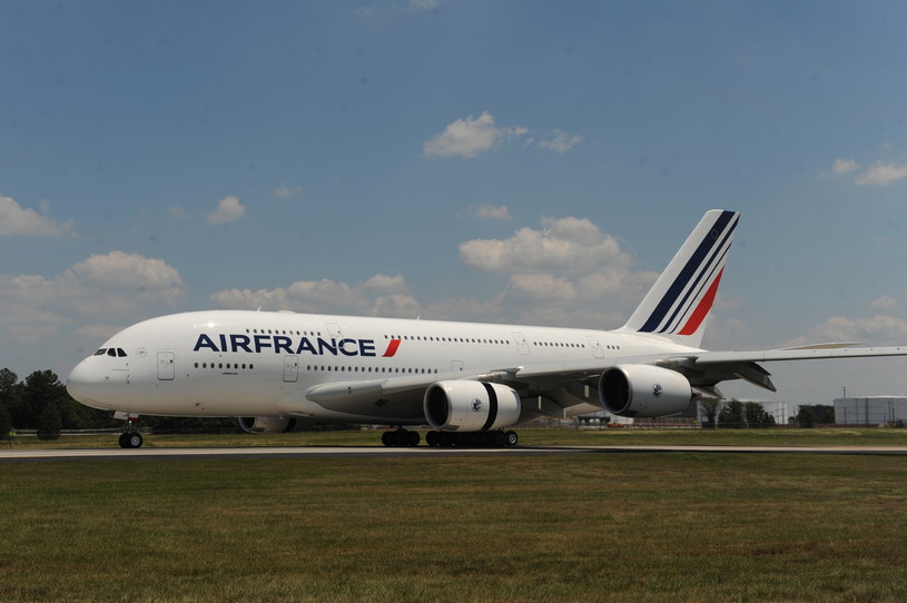 Samolot linii Air France /MICHAEL REYNOLDS    /PAP/EPA