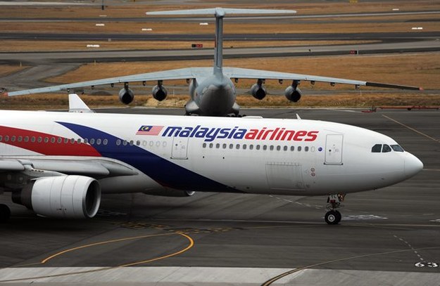 Samolot linii Malaysia Airlines /GREG WOOD / POOL    /PAP/EPA