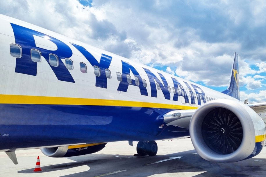 Samolot linii Ryanair - zdjęcie poglądowe /Shutterstock