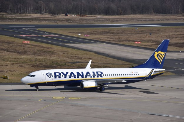 Samolot linii Ryanair /Horst Galuschka/dpa /PAP/EPA