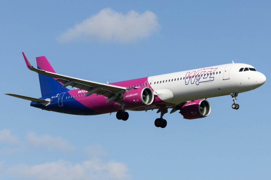 Samolot linii Wizz Air /Shutterstock