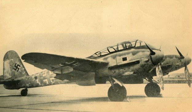 Samolot Messerschmitt Me 410 /Mateusz Chłystun /RMF FM