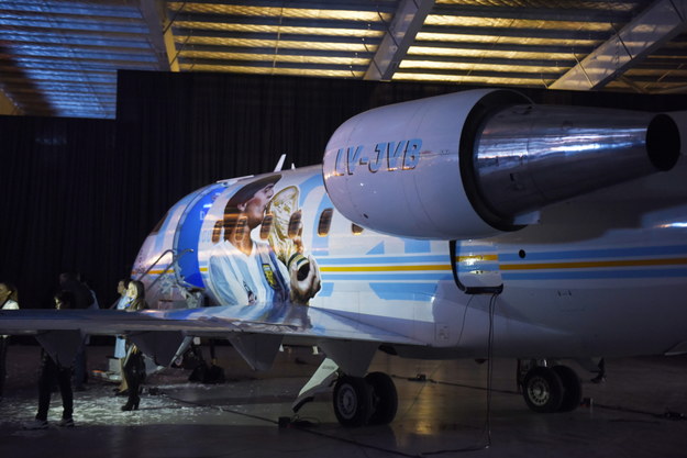 Samolot-muzeum Diega Maradony /Matias Campaya /PAP/EPA