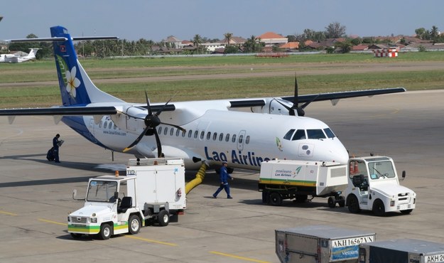 Samolot należał do linii  Lao Airlines /BARBARA WALTON /PAP/EPA