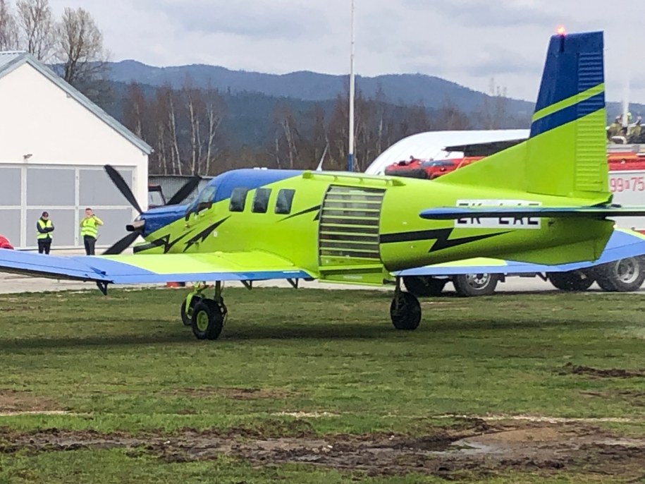 Samolot PAC 750 /Maciej Pałahicki /RMF24