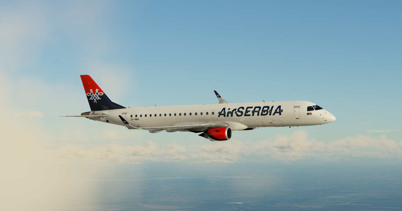 Samolot pasażerski Air Serbia /Air Serbia /materiały prasowe