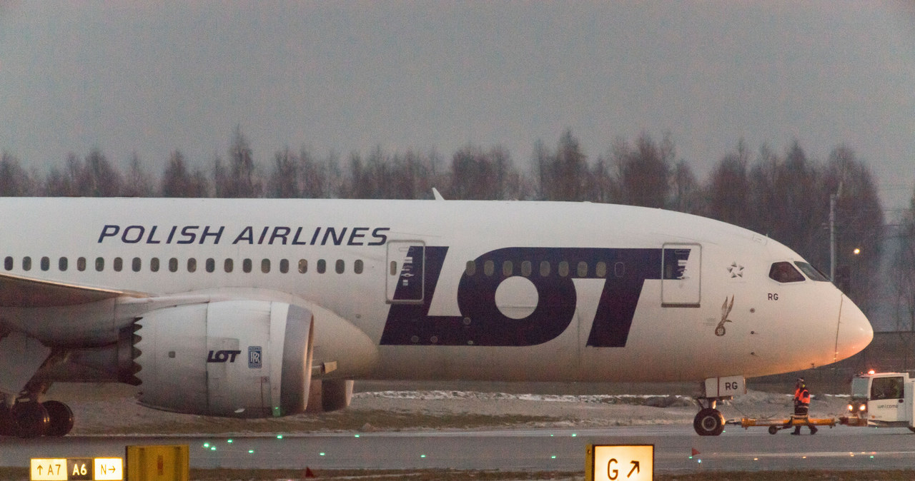 Samolot PLL LOT. /Wojciech Strozyk/REPORTER /East News