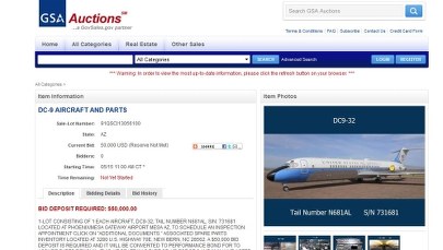 Samolot prezydencki na sprzedaż