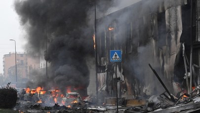 Samolot uderzył w budynek w Mediolanie. Wśród ofiar rumuński miliarder