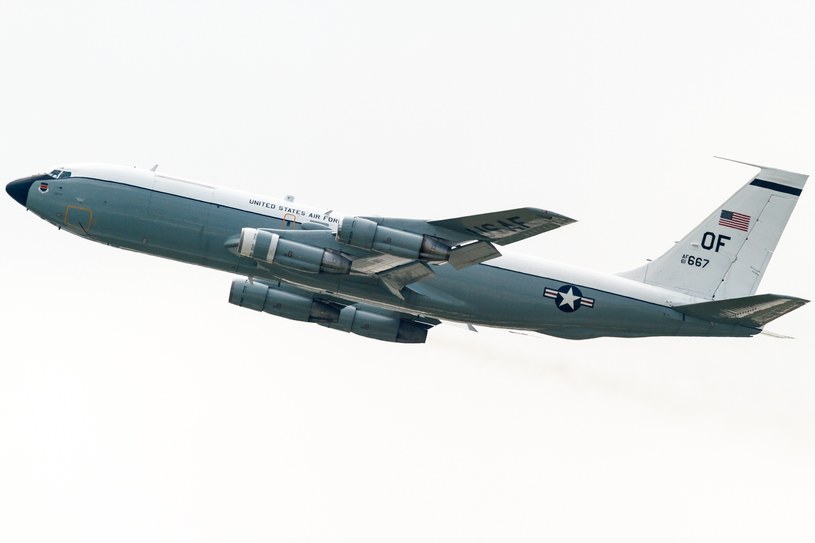 Samolot WC-135W Constant Phoenix wykrywający wybuchy jądrowe /Ken H / @chippyho / Flickr / CC-BY SA 2.0 /materiał zewnętrzny