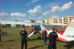 Samolot wylądował na włocławskim osiedlu 