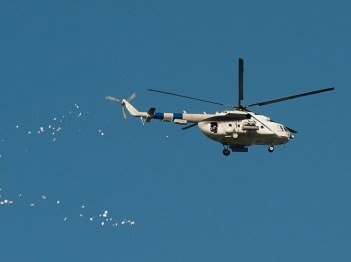 Ukraina: Eksplodował helikopter ostrzelany przez snajpera