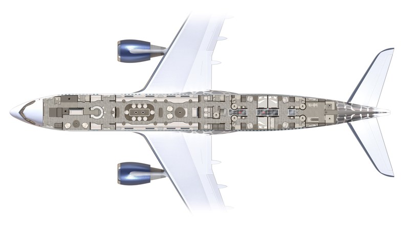Samolot został zaprojektowany tak, aby zaspokoić wymagania najbardziej bogatych klientów /zdjęcie: Lufthansa Technik AG /domena publiczna