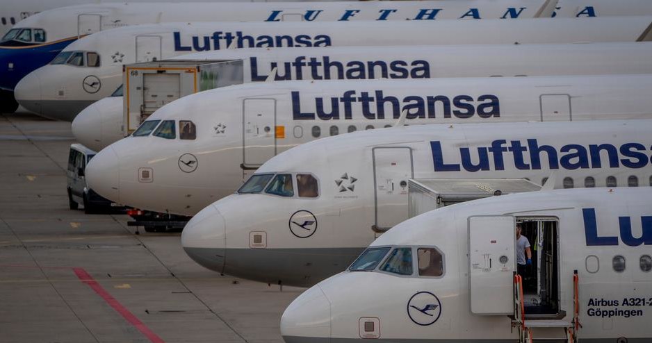 Samoloty Lufthansy na lotnisku we Frankfurcie nad Menem /Michael Probst/AP/picture alliance /Deutsche Welle