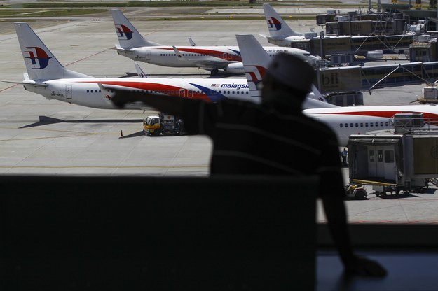 Samoloty Malaysia Airlines na lotnisku w Kuala Lumpur / 	FAZRY ISMAIL    /PAP/EPA