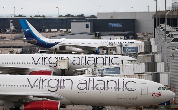 Samoloty na lotnisku w Manchesterze /Adam Vaughan /PAP/EPA