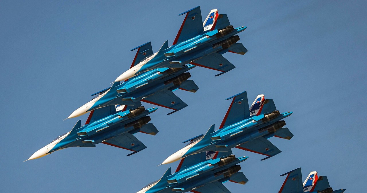 Samoloty Su-27. /GIUSEPPE CACACE/AFP/East News /East News