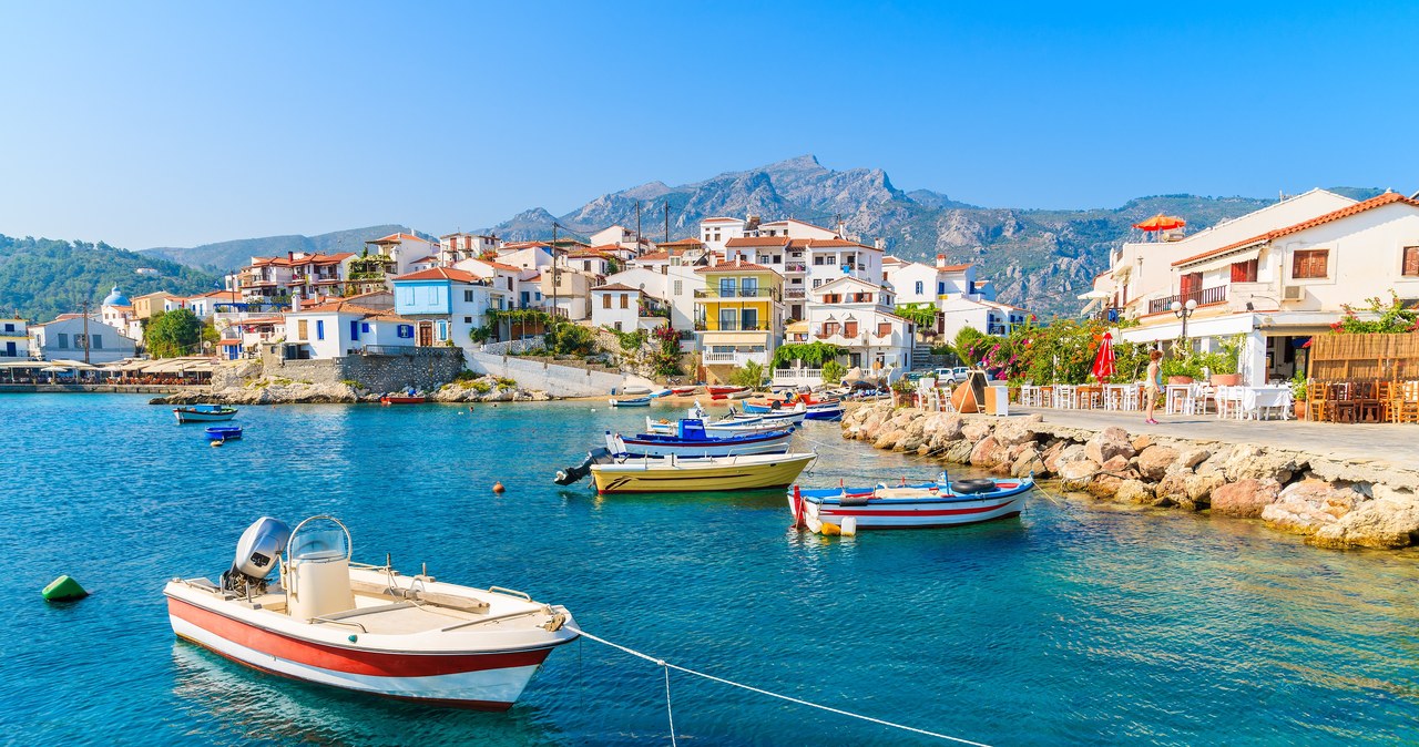 Samos to grecka wyspa, położona na Morzu Egejskim. Jest jednym z ważniejszych ośrodków klasycznej sztuki greckiej. /Pixel
