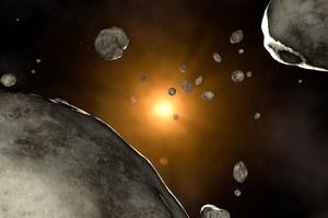 Samotna gwiazda rzuci w stronę Ziemi deszcz asteroidów