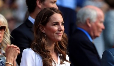 Samotna księżna Kate zadała szyku na Wimbledonie