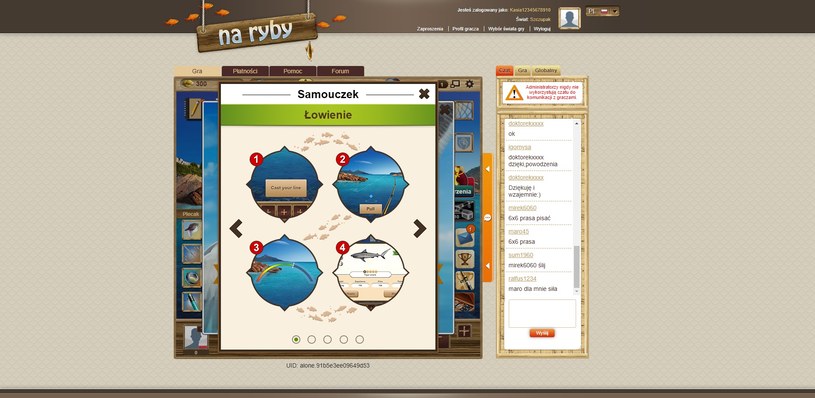 Samouczek gry online za darmo Na Ryby /Click.pl