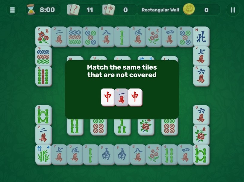 Samouczek gry online za darmo Solitaire Mahjong Classic 2 /Click.pl