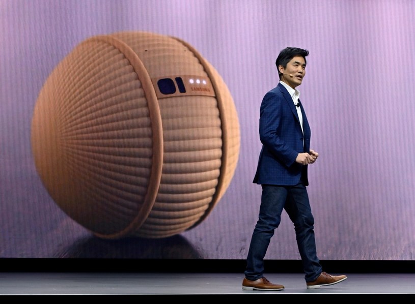 ​Samsung Ballie, prezentacja tuż przed rozpoczęciem targów CES 2020 w Las Vegas /AFP