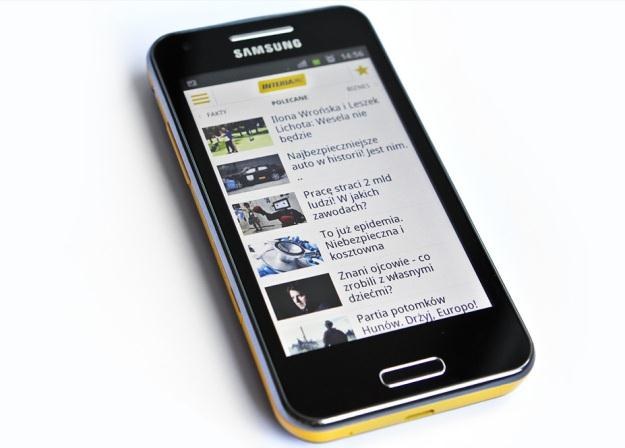 Samsung Galaxy Beam - projektor to dobry pomysł, ale przez to cena telefonu  wzrosła /INTERIA.PL