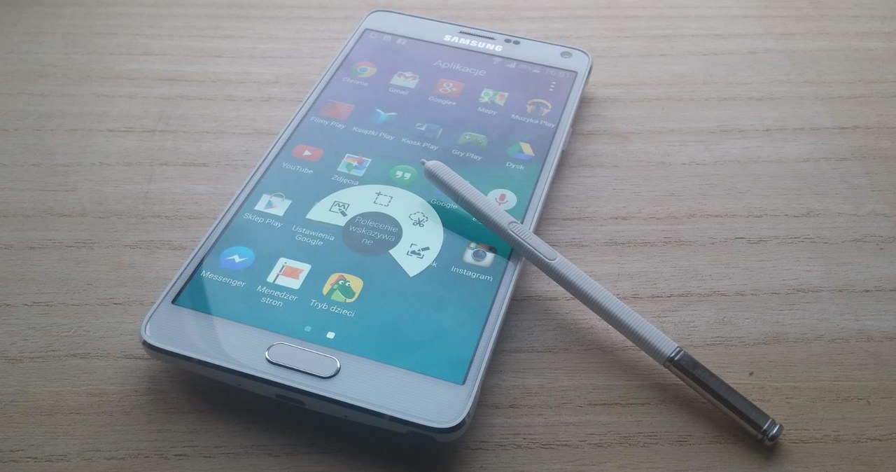 Samsung Galaxy Note 4 - jeden z najlepszych smartfonów na rynku /INTERIA.PL