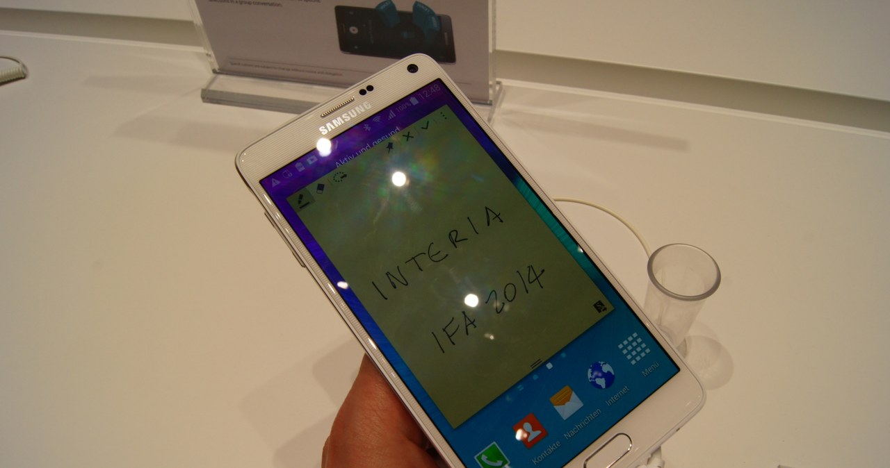 Samsung Galaxy Note 4 - najnowsze wcielenie najsłynniejszego smartfonu z rysikiem na świecie /INTERIA.PL