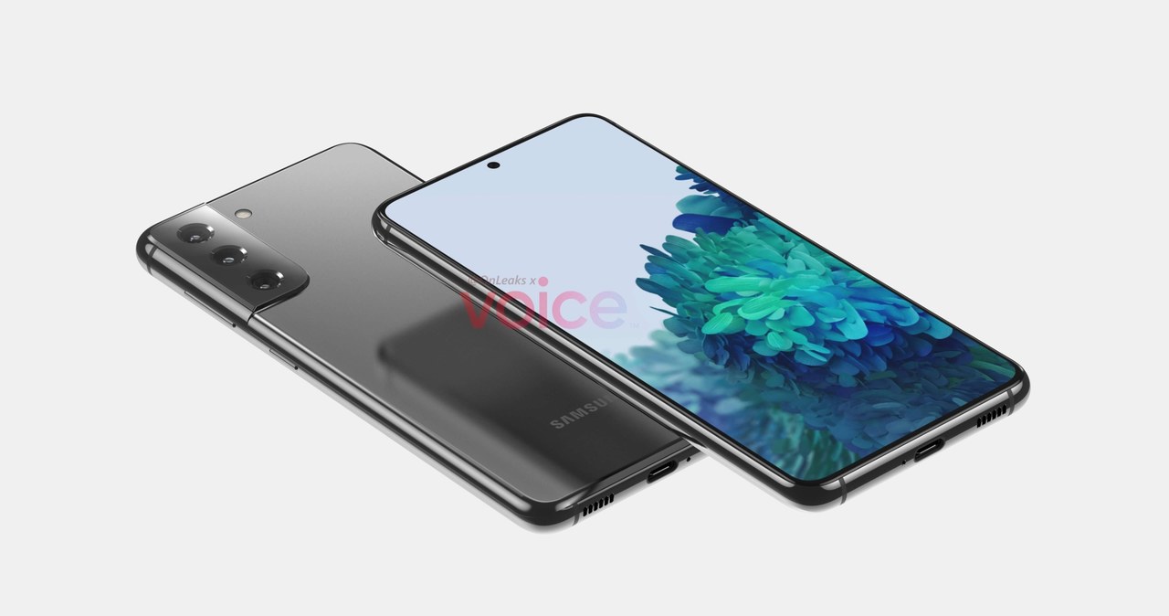 Samsung Galaxy S21 render / fot. OnLeaks /materiał zewnętrzny