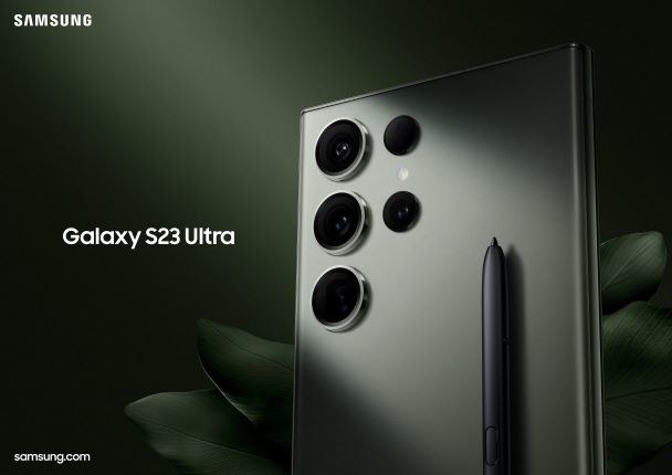 Samsung Galaxy S23 Ultra w zielonej wersji kolorystycznej /Samsung /materiały prasowe